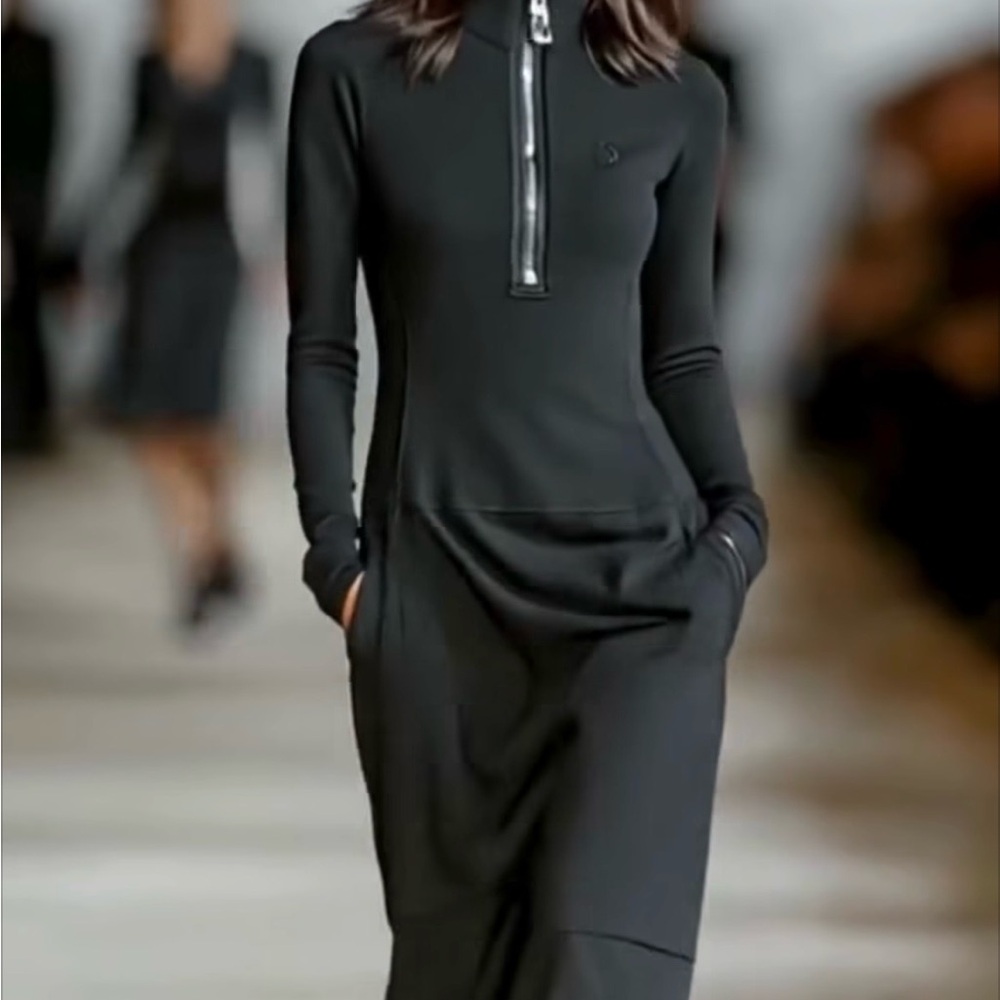 Elegant Black Women's Dress